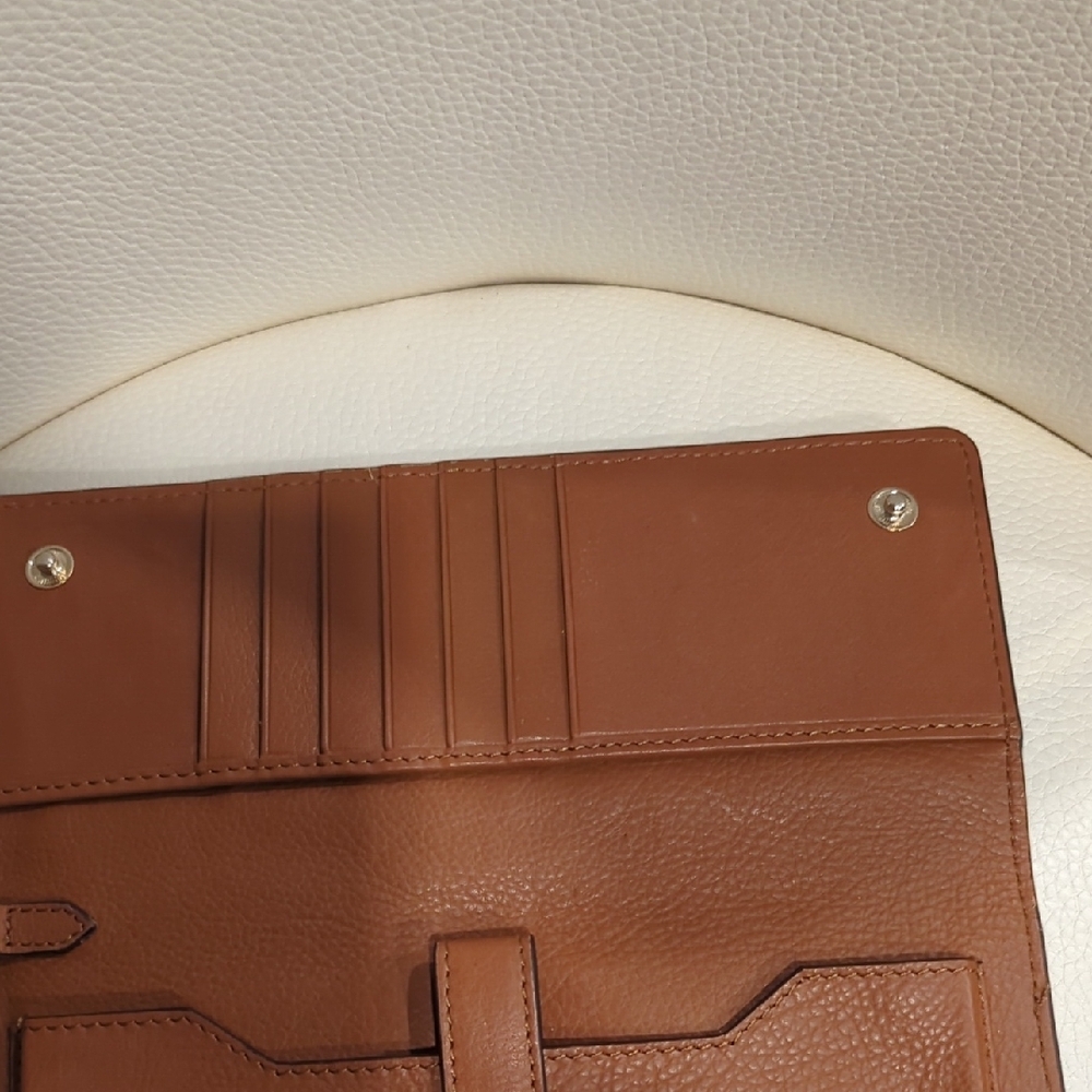 Aimee Kestenberg Brown Leather Clutch - Picture 3 of 7